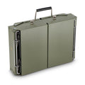 Barbecue portatile InSideOut Fyra verde calce - personalizzabile con logo