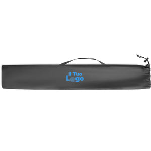 Bastoncini da nordic walking Nero - personalizzabile con logo