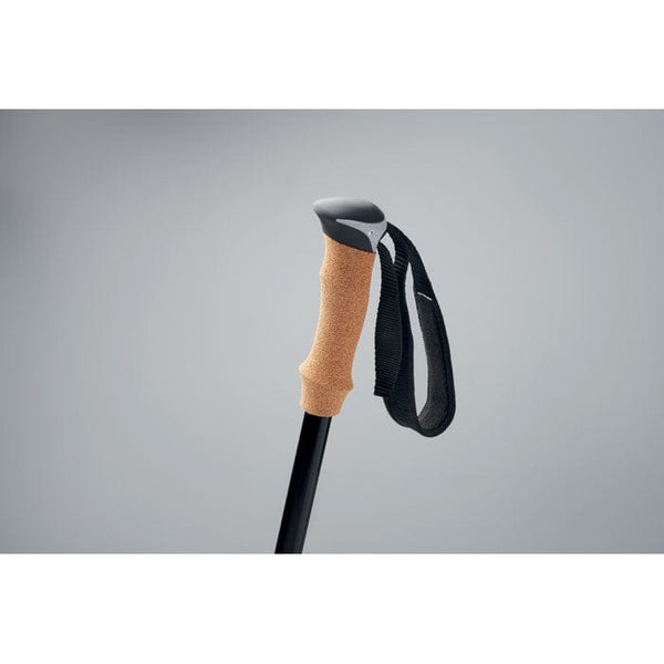 Bastoncini da nordic walking Nero - personalizzabile con logo