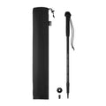 Bastone telescopico nord walking Nero - personalizzabile con logo