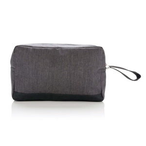 Beauty case basic two tone grigio scuro - personalizzabile con logo