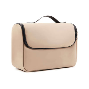 Beauty case da viaggio VINGA Baltimore beige - personalizzabile con logo