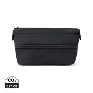 Beauty case espandibile VINGA Baltimore Neo RCS nero - personalizzabile con logo