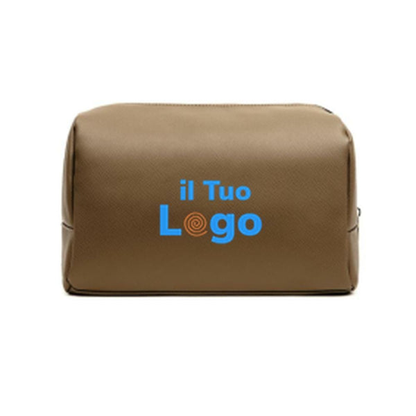 Beauty case in PU riciclato VINGA Baltimore - personalizzabile con logo