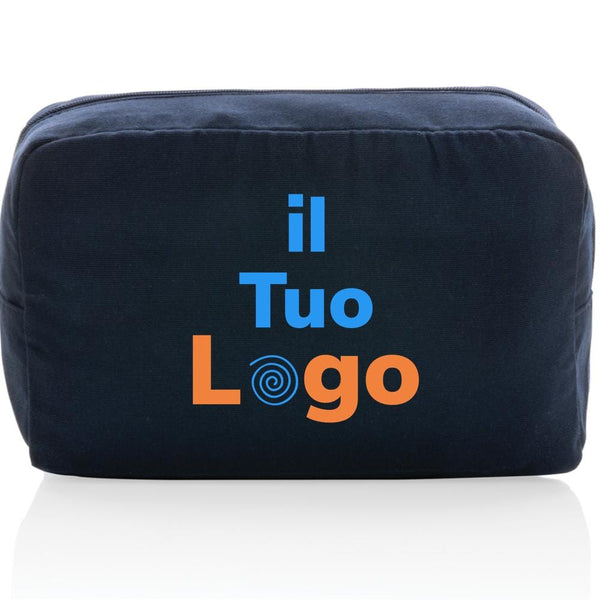 Beauty case in rcanvas 285 gm2 non tinto Impact Aware™ - personalizzabile con logo