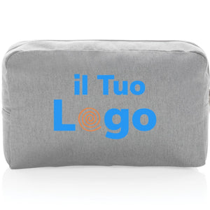 Beauty case in rcanvas 285 gm2 non tinto Impact Aware™ - personalizzabile con logo