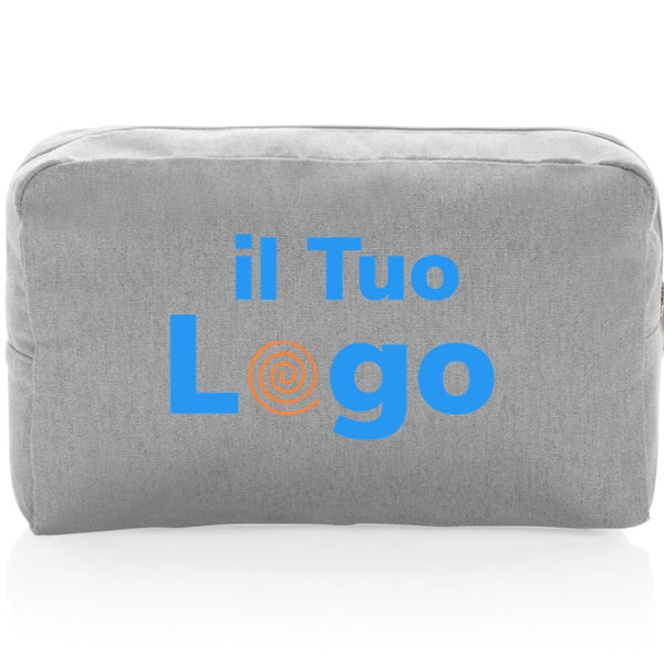 Beauty case in rcanvas 285 gm2 non tinto Impact Aware™ - personalizzabile con logo