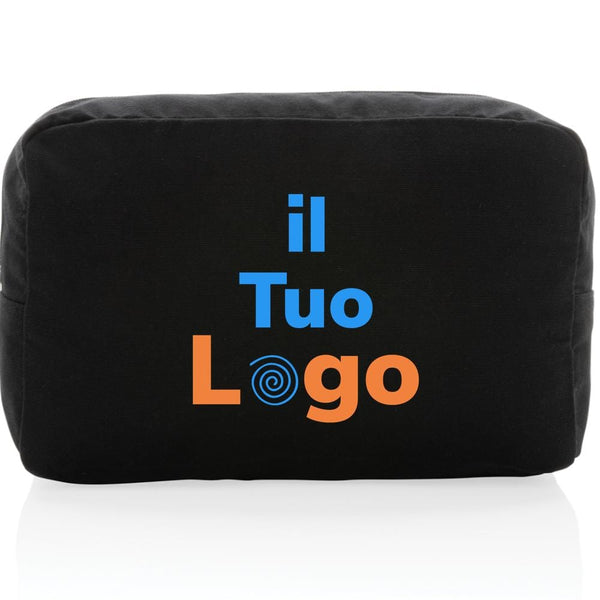 Beauty case in rcanvas 285 gm2 non tinto Impact Aware™ - personalizzabile con logo