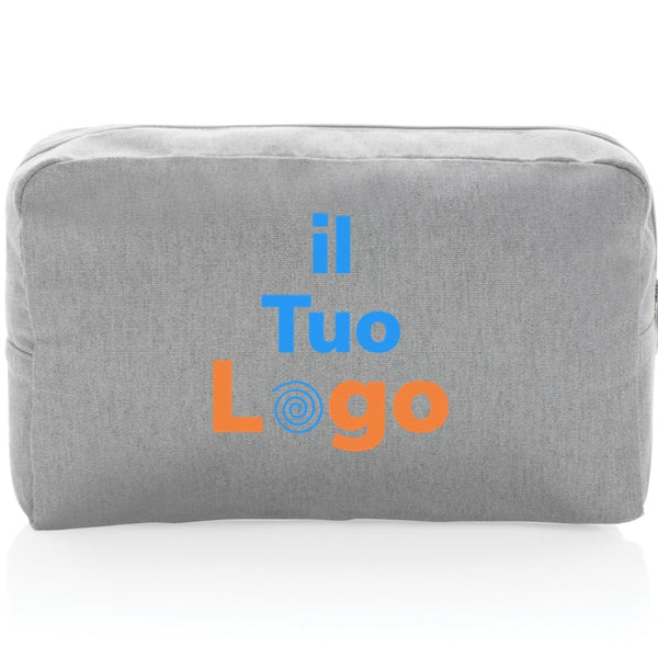 Beauty case in rcanvas 285 gm2 non tinto Impact Aware™ - personalizzabile con logo