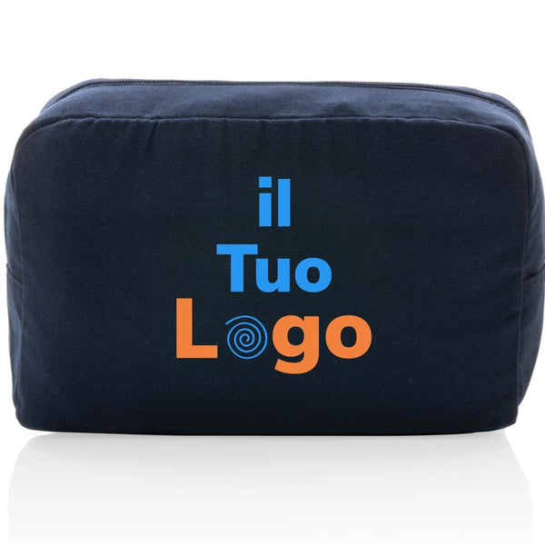 Beauty case in rcanvas 285 gm2 non tinto Impact Aware™ - personalizzabile con logo