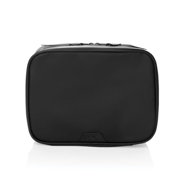 Beauty case multifunzionale Swiss Peak OSLO RCS nero - personalizzabile con logo