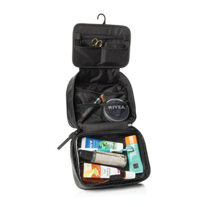 Beauty case multifunzionale Swiss Peak OSLO RCS nero - personalizzabile con logo