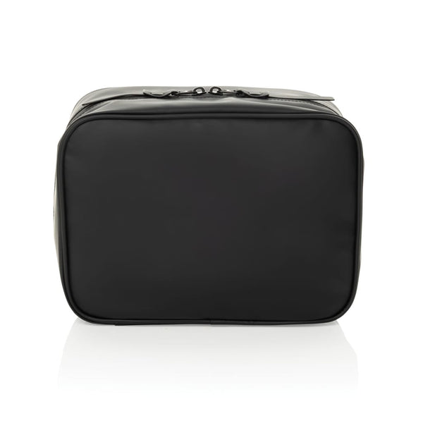 Beauty case multifunzionale Swiss Peak OSLO RCS nero - personalizzabile con logo