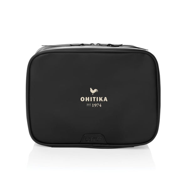 Beauty case multifunzionale Swiss Peak OSLO RCS nero - personalizzabile con logo