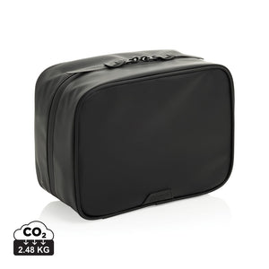 Beauty case multifunzionale Swiss Peak OSLO RCS nero - personalizzabile con logo