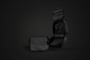 Beauty case multifunzionale Swiss Peak OSLO RCS nero - personalizzabile con logo