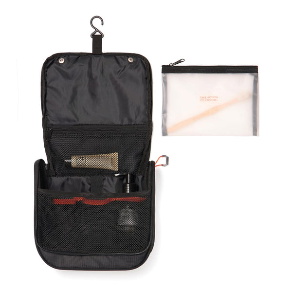 Beauty case Nordic Drift Trail RCS 3L nero - personalizzabile con logo