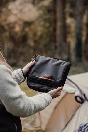 Beauty case Nordic Drift Trail RCS 3L nero - personalizzabile con logo