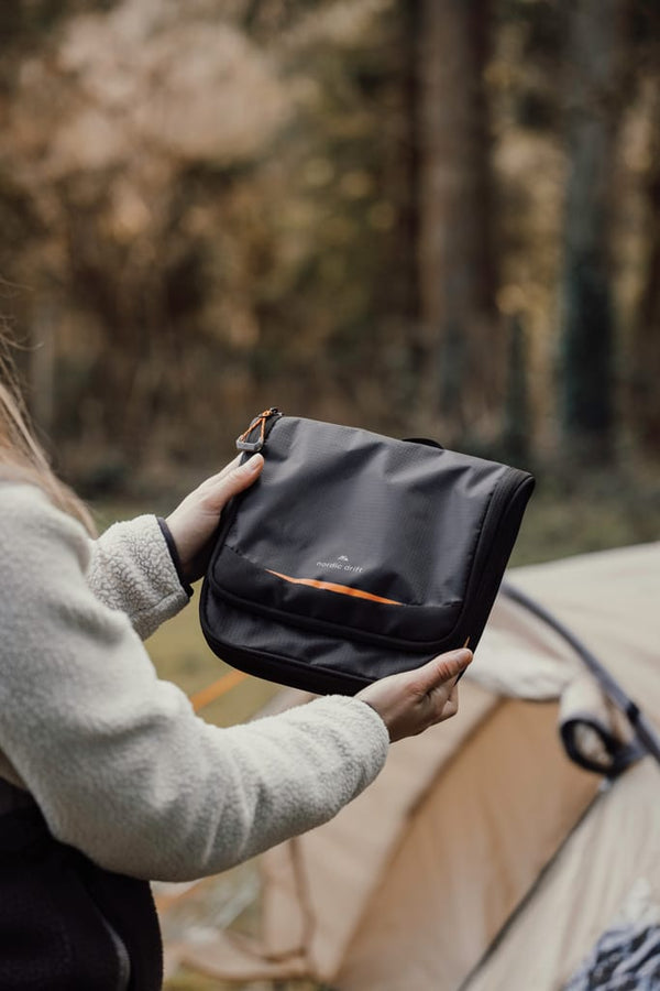 Beauty case Nordic Drift Trail RCS 3L nero - personalizzabile con logo