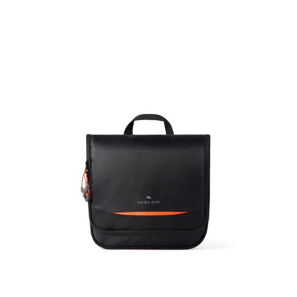 Beauty case Nordic Drift Trail RCS 3L nero - personalizzabile con logo