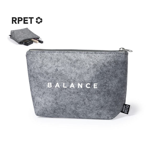 Beauty Case Ramsek grigio - personalizzabile con logo