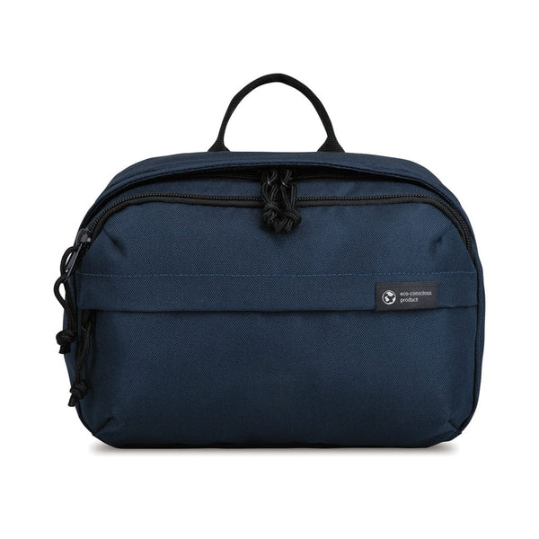 Beauty case Renew in rPET AWARE™ blu navy - personalizzabile con logo