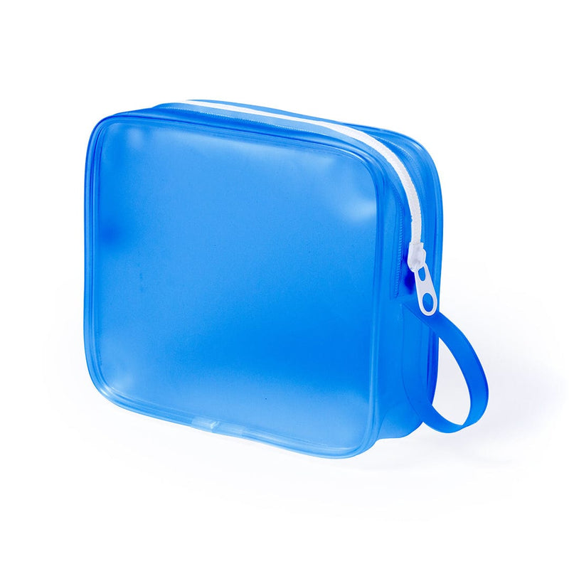 Beauty Case Saeki blu - personalizzabile con logo