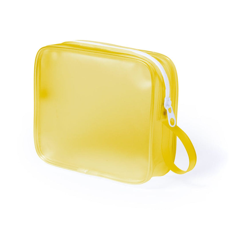 Beauty Case Saeki giallo - personalizzabile con logo