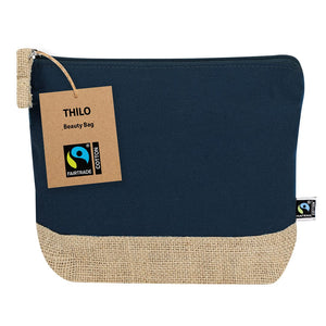 Beauty Case Thilo Fairtrade blu navy - personalizzabile con logo