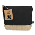 Beauty Case Thilo Fairtrade nero - personalizzabile con logo