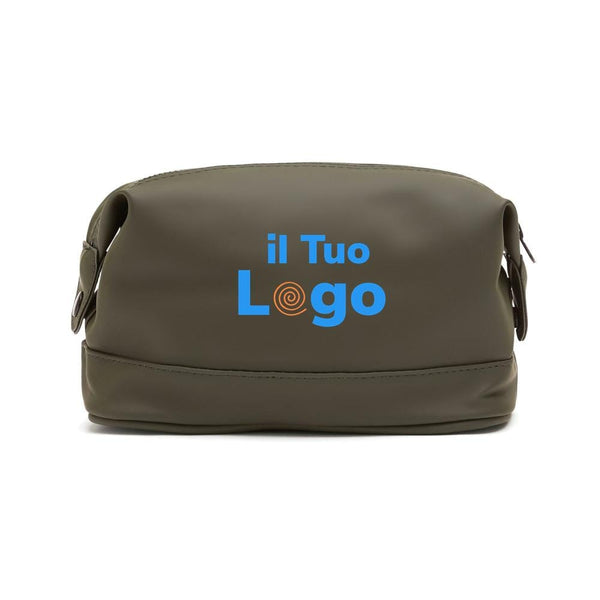 Beauty case VINGA Baltimore verde - personalizzabile con logo