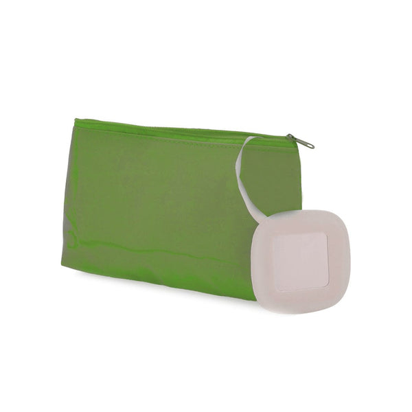 Beauty Case Xana verde - personalizzabile con logo
