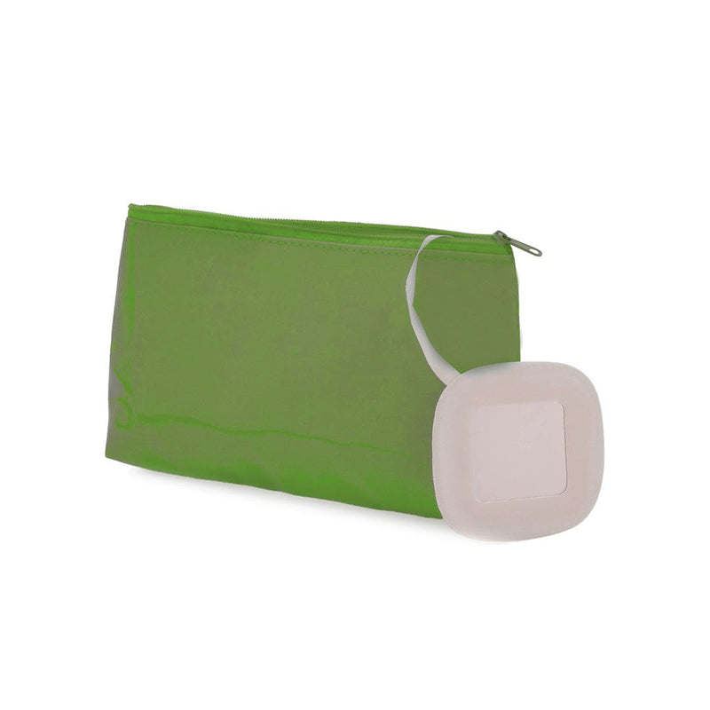 Beauty Case Xana verde - personalizzabile con logo