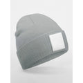 Berretto Appliqué Patch Beanie grigio - personalizzabile con logo