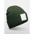 Berretto Appliqué Patch Beanie verde - personalizzabile con logo