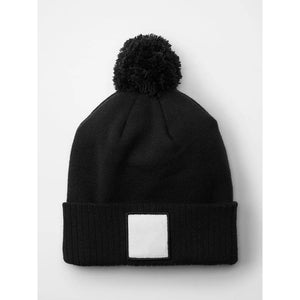 Berretto Appliqué Patch Pom Beanie - personalizzabile con logo