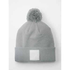 Berretto Appliqué Patch Pom Beanie - personalizzabile con logo