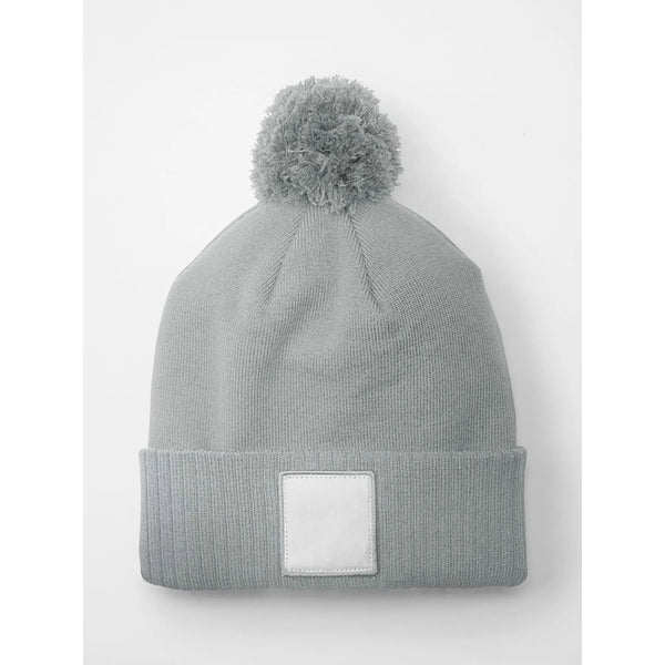 Berretto Appliqué Patch Pom Beanie - personalizzabile con logo
