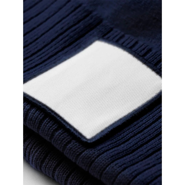 Berretto Appliqué Patch Pom Beanie - personalizzabile con logo