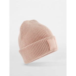 Berretto Berretto con risvolto per bambini rosa - personalizzabile con logo