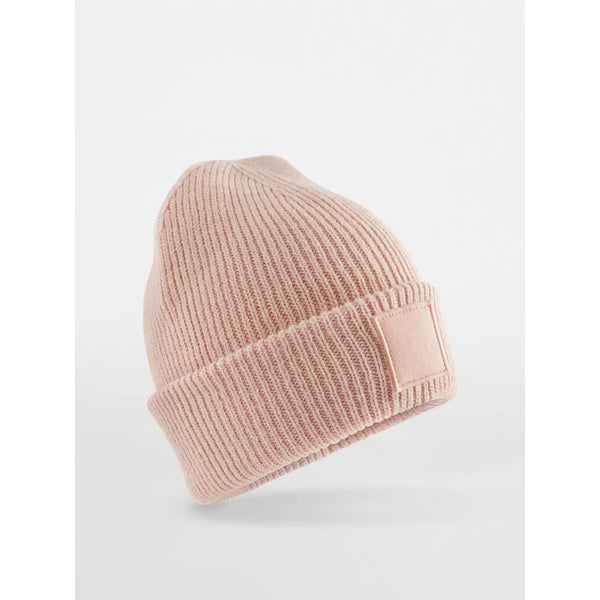 Berretto Berretto con risvolto per bambini rosa - personalizzabile con logo