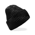 Berretto Chunky Knitted Patch Beanie midnight haze - personalizzabile con logo