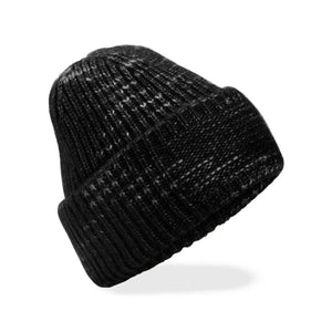 Berretto Chunky Knitted Patch Beanie midnight haze - personalizzabile con logo