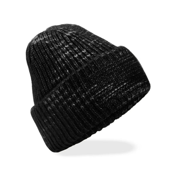 Berretto Chunky Knitted Patch Beanie midnight haze - personalizzabile con logo