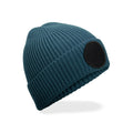 Berretto Circular Fashion Patch Beanie azzurro - personalizzabile con logo