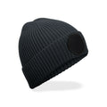 Berretto Circular Fashion Patch Beanie grigio - personalizzabile con logo