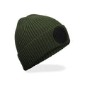 Berretto Circular Fashion Patch Beanie verde - personalizzabile con logo