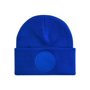 Berretto Circular Patch Beanie royal - personalizzabile con logo