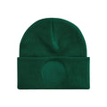 Berretto Circular Patch Beanie verde - personalizzabile con logo