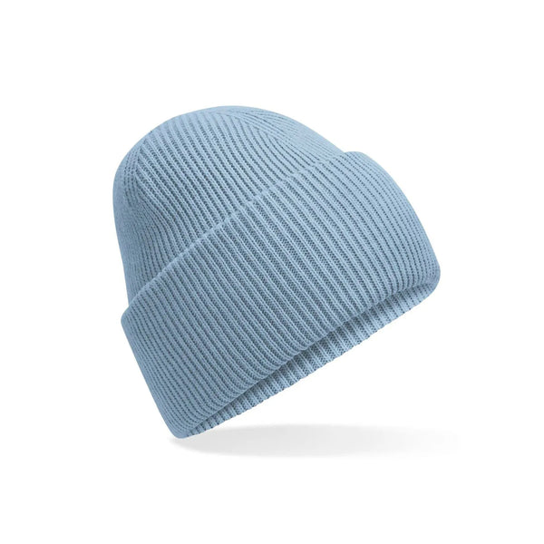 Berretto Classic Engineered Deep Cuffed Beanie azzurro - personalizzabile con logo